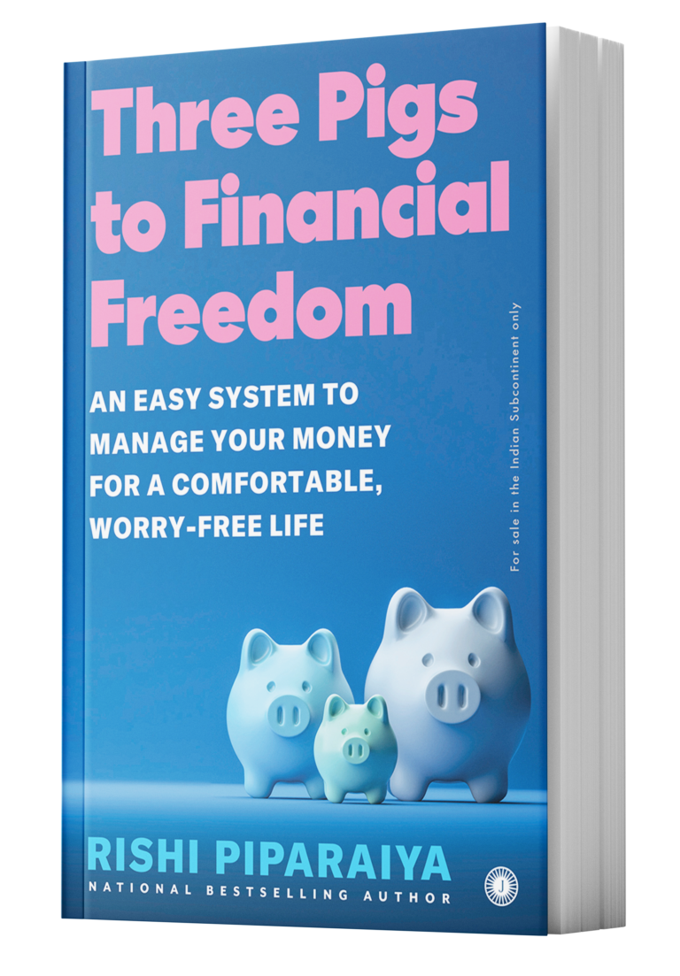 Three Pigs to Financial Freedom, financial planning, managing money, financial freedom, Raamdeo Agrawal, Amitabh Chaudhry, Rishi Piparaiya, Jaico